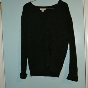 Brooks Brothers Sweaters - Black Cable Cardigan Brooks Brothers Sweaters - Black Cable Cardigan